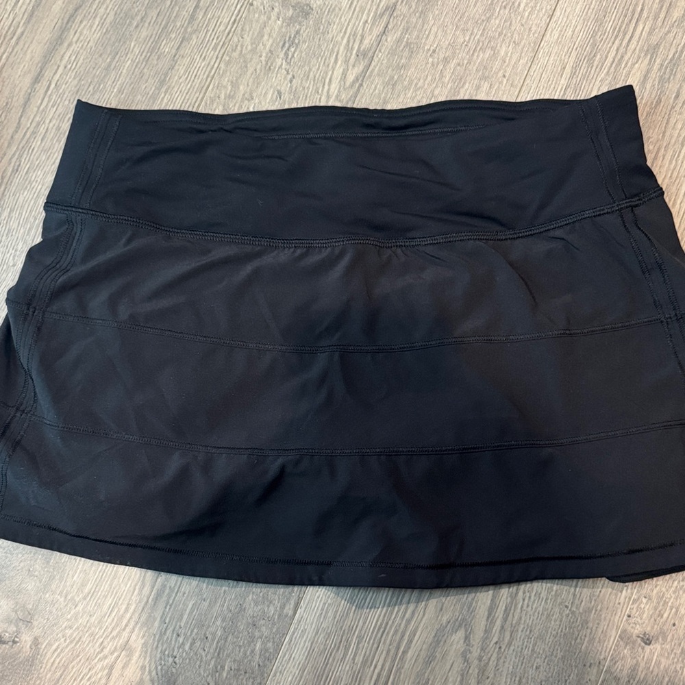 lululemon athletica Black Athletic Skort with Built-In Shorts